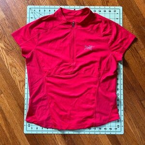 Arcteryx short sleeve half zip